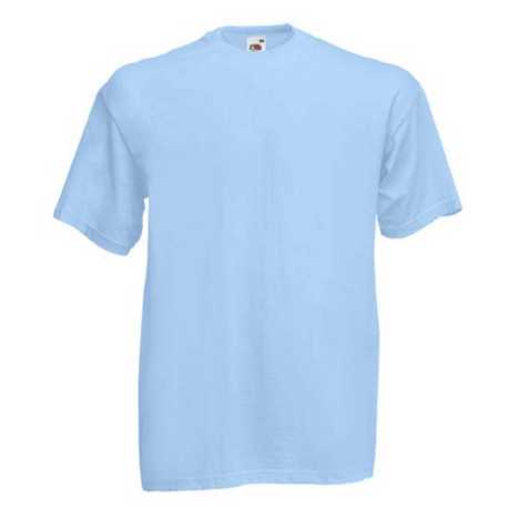 Pánske tričko (FRUIT OF THE LOOM Valueweight T) > modrá (sky) > S