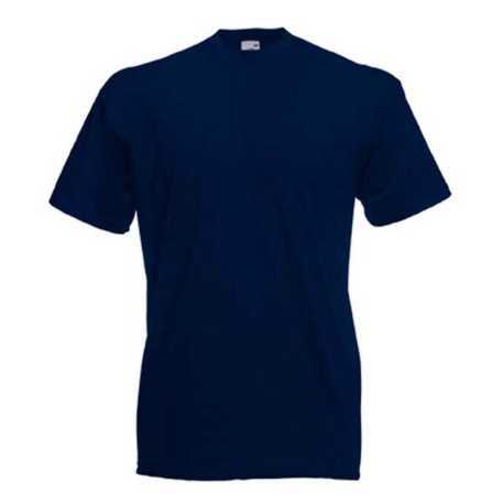 Pánske tričko (FRUIT OF THE LOOM Valueweight T) > modrá (deep navy) > S