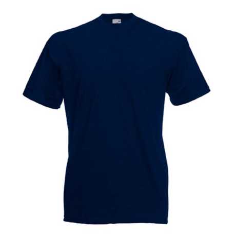 Pánske tričko (FRUIT OF THE LOOM Valueweight T) > modrá (deep navy) > S