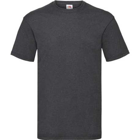Pánske tričko (FRUIT OF THE LOOM Valueweight T) > šedá(dark heather) > S