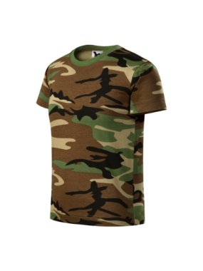 Detské tričko (MALFINI Camouflage) > hnedá (camouflage) > 6r