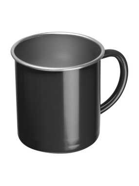 Oceľový pohár Trezzo, 350ml > čierna