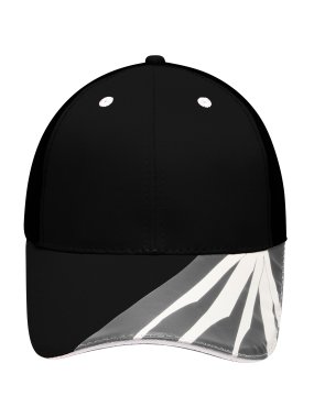 6 panelová šiltovka (MB Craftsmen Cap) > čierna / šedá (carbon) / biela