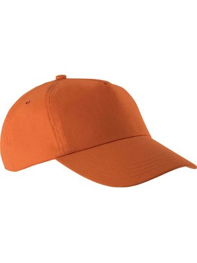 5 panelová šiltovka (KARIBAN FIRST 5 PANEL CAP) > oranžová