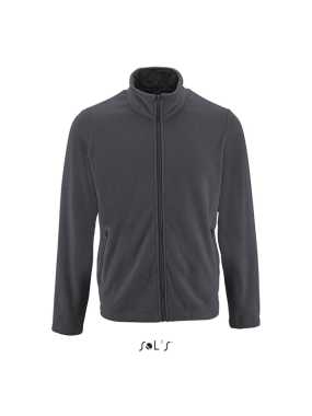 Pánska mikina (SOL'S NORMAN - MEN'S PLAIN FLEECE JACKET) > šedá (charcoal) > 3XL