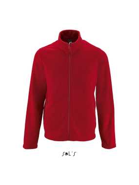Pánska mikina (SOL'S NORMAN - MEN'S PLAIN FLEECE JACKET) > červená > XL
