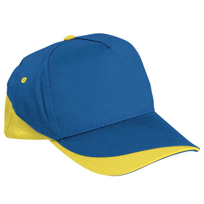 Unisex šiltovka (FORT) > modrá (royal) / žltá (yellow)