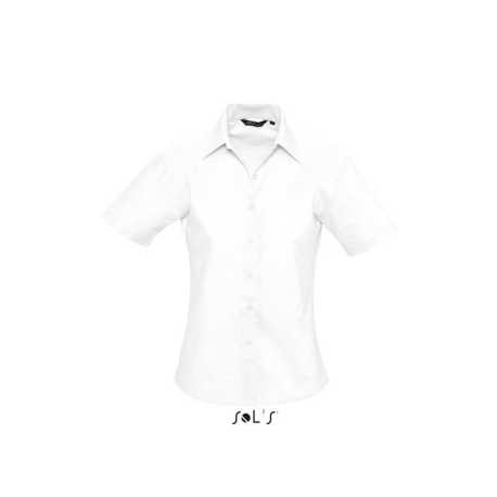 Dámska košeľa (SOLS ELITE LADIES SHORT SLEEVE OXFORD SHIRT) > biela > L