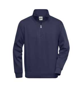 Pánska mikina (DAIBER Workwear Half Zip Sweat) > modrá (navy) > L