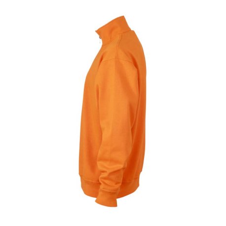 Pánska mikina (DAIBER Workwear Half Zip Sweat) > oranžová > 3XL