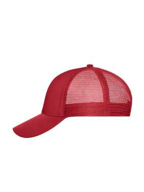 6 panelová šiltovka (MB 6 Panel Mesh Cap)>červená