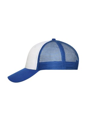 6 panelová šiltovka (MB 6 Panel Mesh Cap)>biela / modrá (royal)