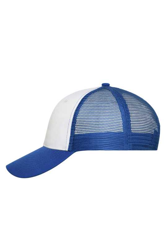 6 panelová šiltovka (MB 6 Panel Mesh Cap)>biela / modrá (royal)