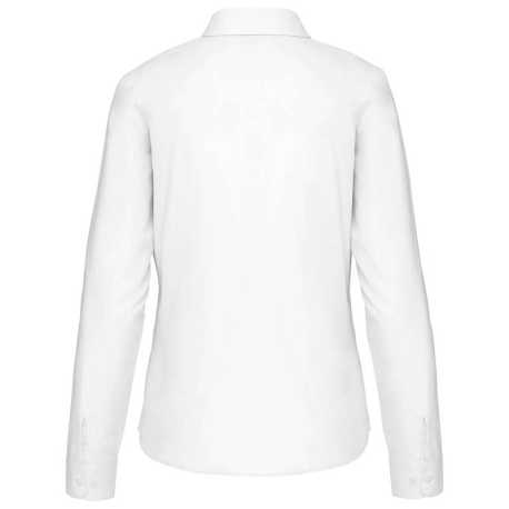 Dámska košeľa (KARIBAN LADIES LONG SLEEVE SHIRT) > biela > M