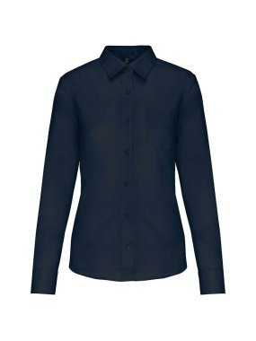 Dámska košeľa (KARIBAN LADIES LONG SLEEVE SHIRT) > modrá (navy) > XL