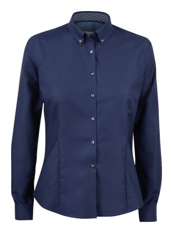 Dámska košeľa (James Harvest RED BOW 121 WOMAN) > modrá (navy) > 2XL