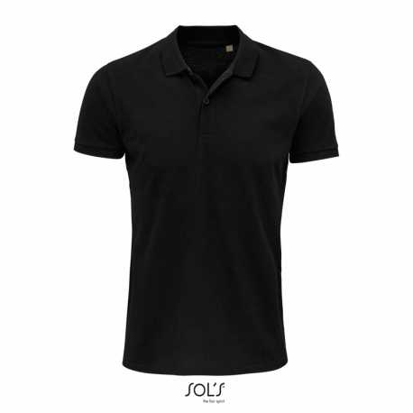Pánska polokošeľa (SOL'S PLANET MEN - POLO SHIRT) > čierna > 5XL
