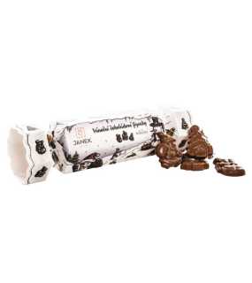 Vianočný cukrík s figurkami - mliečny