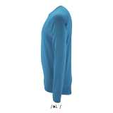 Pánske tričko (SOL'S SPORTY LSL MEN - LONG-SLEEVE SPORTS T-SHIRT)>modrá (aqua)>M