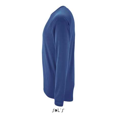 Pánske tričko (SOL'S SPORTY LSL MEN - LONG-SLEEVE SPORTS T-SHIRT)>modrá (royal)>XL