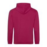 Unisex mikina (AWDis COLLEGE HOODIE) > červená (cranberry) > S