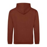 Unisex mikina (AWDis COLLEGE HOODIE) > červená (rust) > 2XL