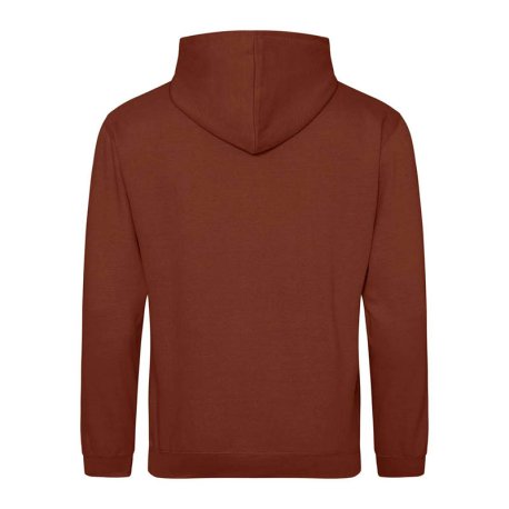 Unisex mikina (AWDis COLLEGE HOODIE) > červená (rust) > 2XL