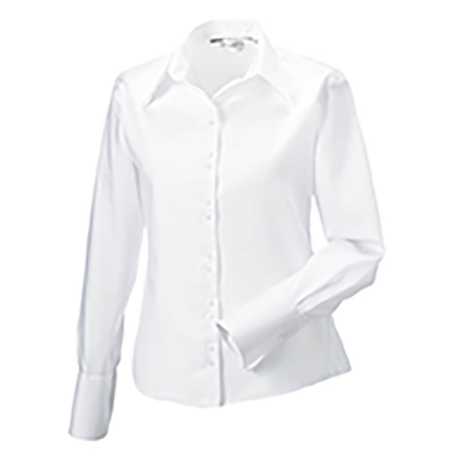 Dámska košeľa(Long Sleeve Ultimate Non-Iron RUSSELL) > biela > XS