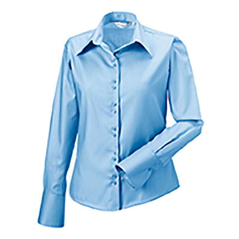 Dámska košeľa(Long Sleeve Ultimate Non-Iron RUSSELL) > modrá (bright sky) > XS