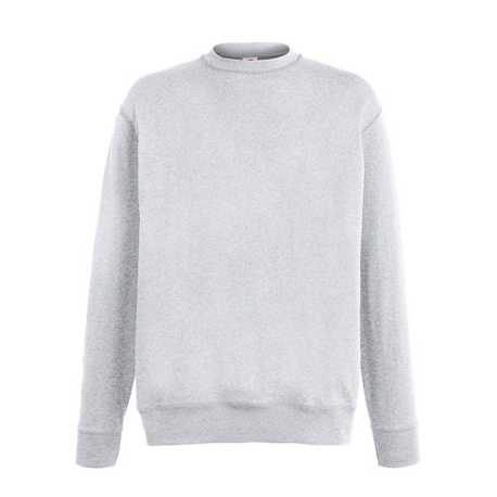 Pánska mikina (FRUIT OF THE LOOM Lightweight Set-In Sweat) > šedá(heather grey) > S