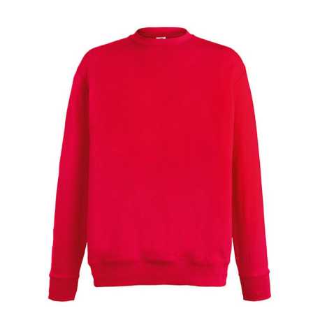 Pánska mikina (FRUIT OF THE LOOM Lightweight Set-In Sweat) > červená > S