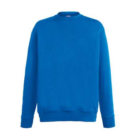 Pánska mikina (FRUIT OF THE LOOM Lightweight Set-In Sweat) > modrá (royal) > M