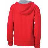 Dámska mikina (DAIBER Ladies' Lifestyle Zip-Hoody) > červená / šedá (heather) > S