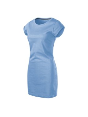 Dámske šaty (MALFINI Freedom) > modrá (nebeská) > 2XL