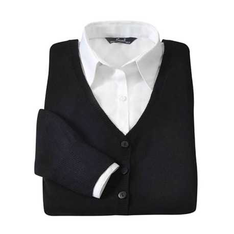 Dámsky sveter (PREMIER LADIES’ BUTTON THROUGH KNITTED CARDIGAN) > čierna > XL