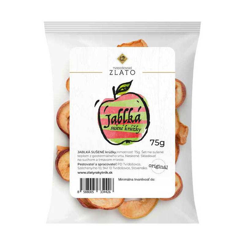 Sušené jablká 75g