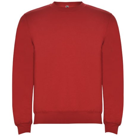 Clasica unisex svetr s výstřihem crewneck > červená > L