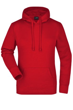 Dámska mikina (DAIBER Ladies' Hooded Sweat) > červená > S