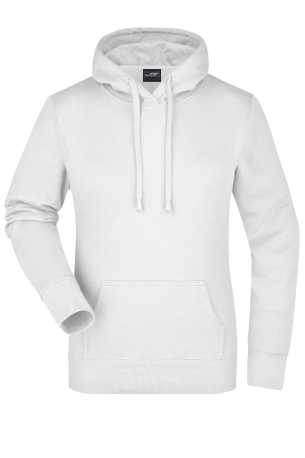 Dámska mikina (DAIBER Ladies' Hooded Sweat) > biela > L
