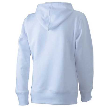 Dámska mikina (DAIBER Ladies' Hooded Sweat) > biela > L
