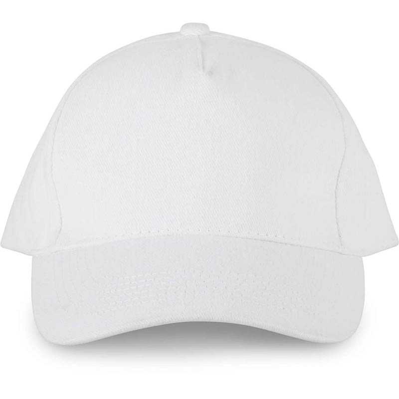 5 panelová šiltovka (K-UP 5 PANELS ORGANIC COTTON CAP) > biela
