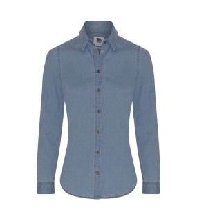 Dámska košeľa (So Denim LUCY DENIM SHIRT) > modrá (light) > XS