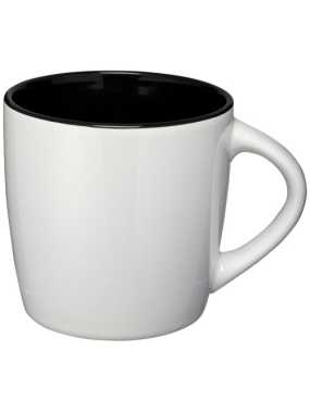 Keramický hrnček > biela / čierna