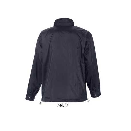 Pánska vetrovka (SOLS JERSEY-LINED WATERPROOF MENS WINDBREAKER) > modrá (navy) > S