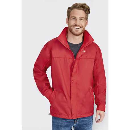 Pánska vetrovka (SOLS JERSEY-LINED WATERPROOF MENS WINDBREAKER) > modrá (navy) > S