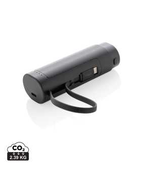 Powerbanka 5000mAh CycleCell s odnímateľnou batériou > čierna