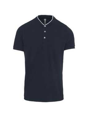 Pánska polokošeľa(Kariban MEN'S SHORT SLEEVE POLO SHIRT)>modrá(navy)/biela>3XL