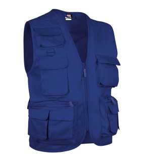 Unisex vesta (SAFARI) > modrá (bluish) > M