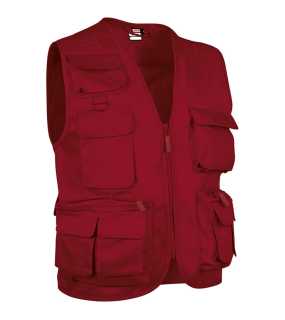 Unisex vesta (SAFARI) > červená (lotto) > M