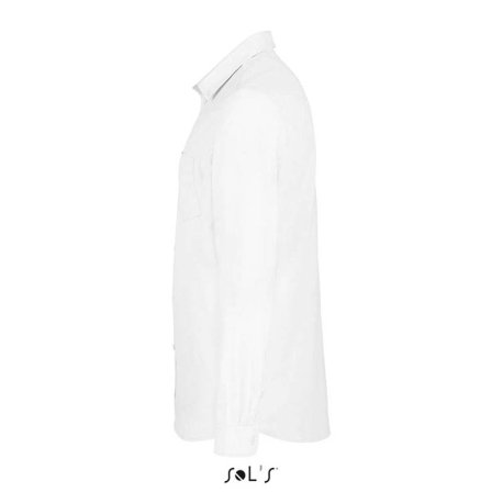 Pánska košeľa (SOL'S BOSTON FIT - LONG SLEEVE OXFORD SHIRT) > biela > S
